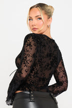 Blusa Noire Enchantée