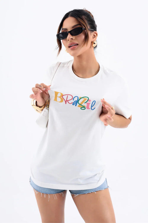 Camisa Brasil em Cores