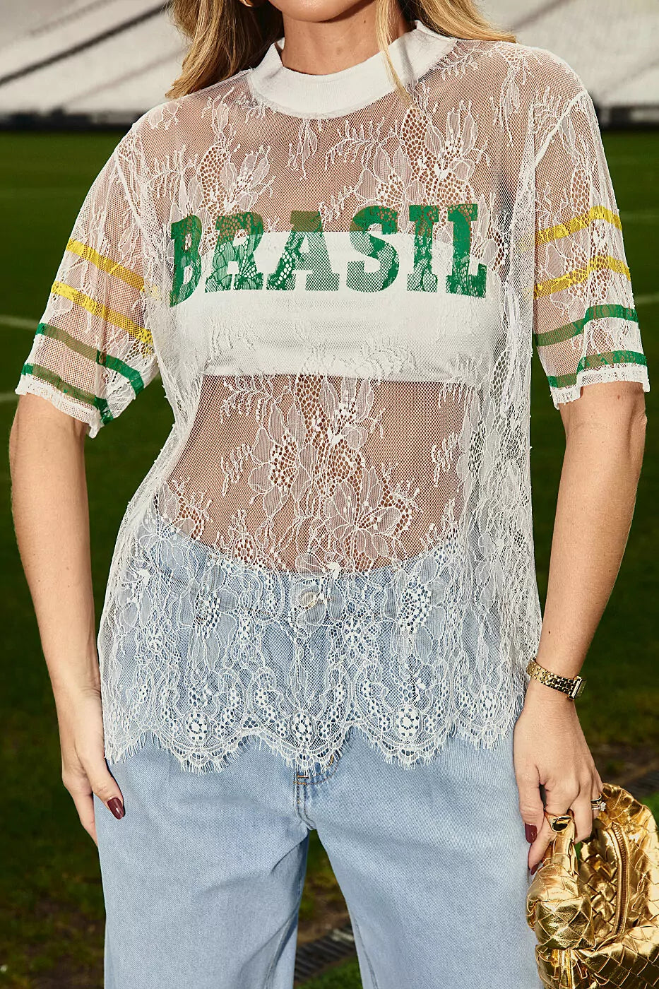 Blusa Renda Brasil