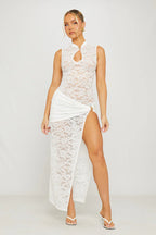 Vestido Lingerie Aurélie Blanc