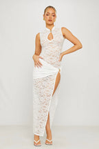 Vestido Lingerie Aurélie Blanc