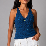 Blusa Crochê Brilho do Brasil