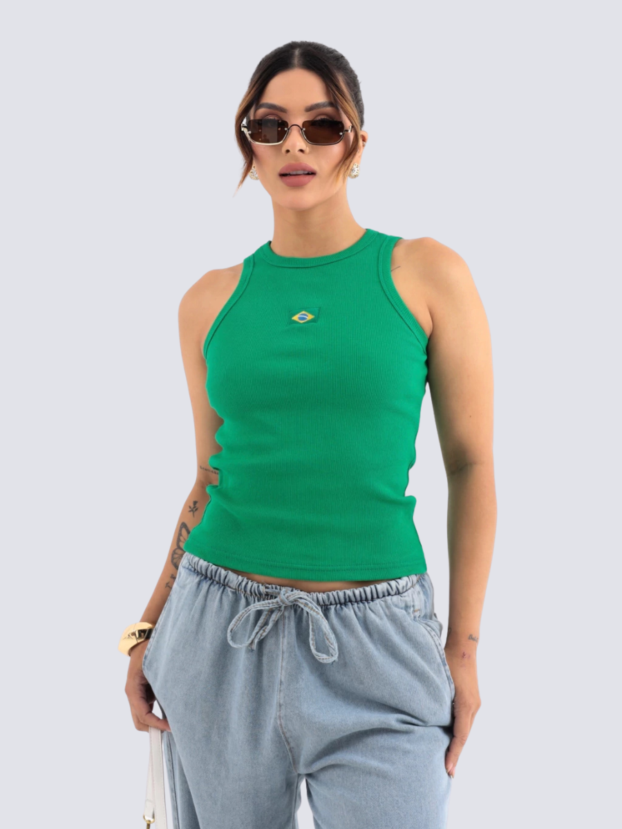 Regata Brasileira verde