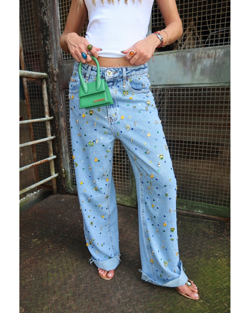 Calça Brasil Pingentes