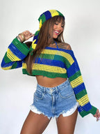 Kit Brasil Vibe – Cropped & Lenço