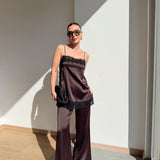Conjunto Charlotte Marrom