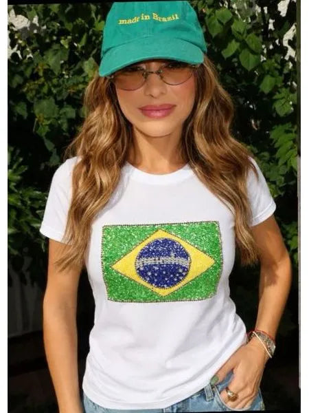 Camiseta Bandeira de Cristal